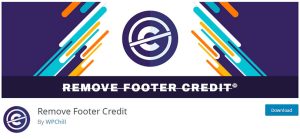 Remove Footer Credit